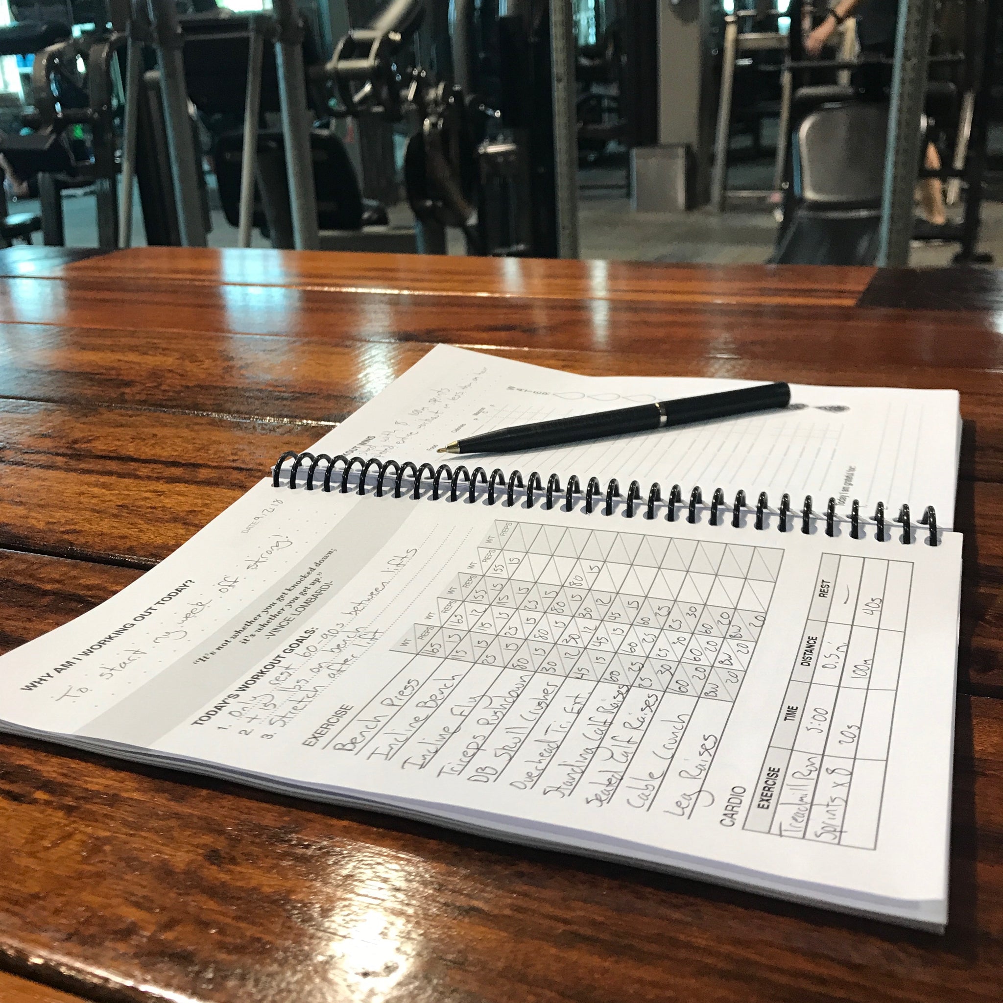 The Fitjourn: Best Fitness journal, workout log