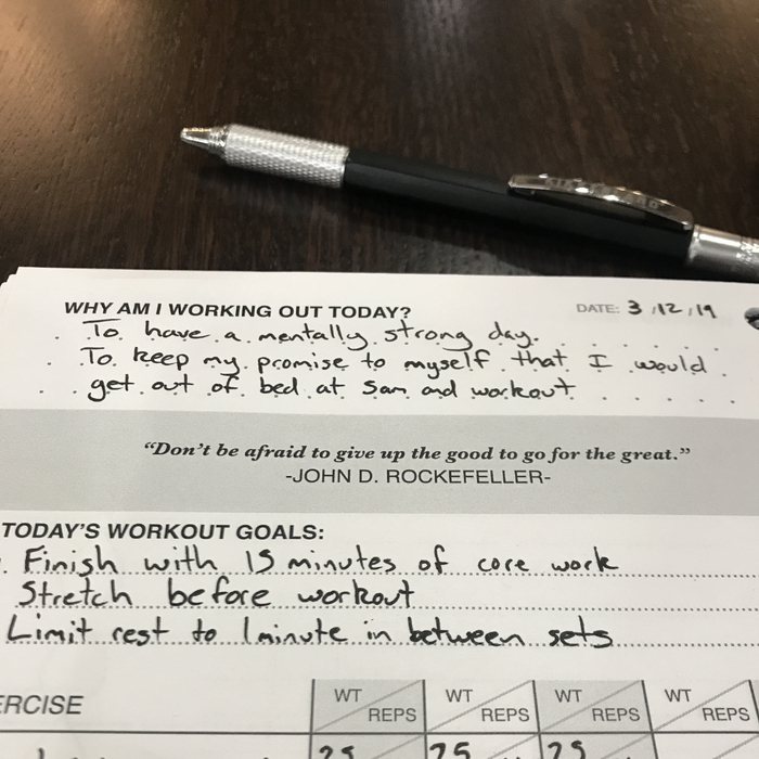 daily fitness journal, discipline, self-love